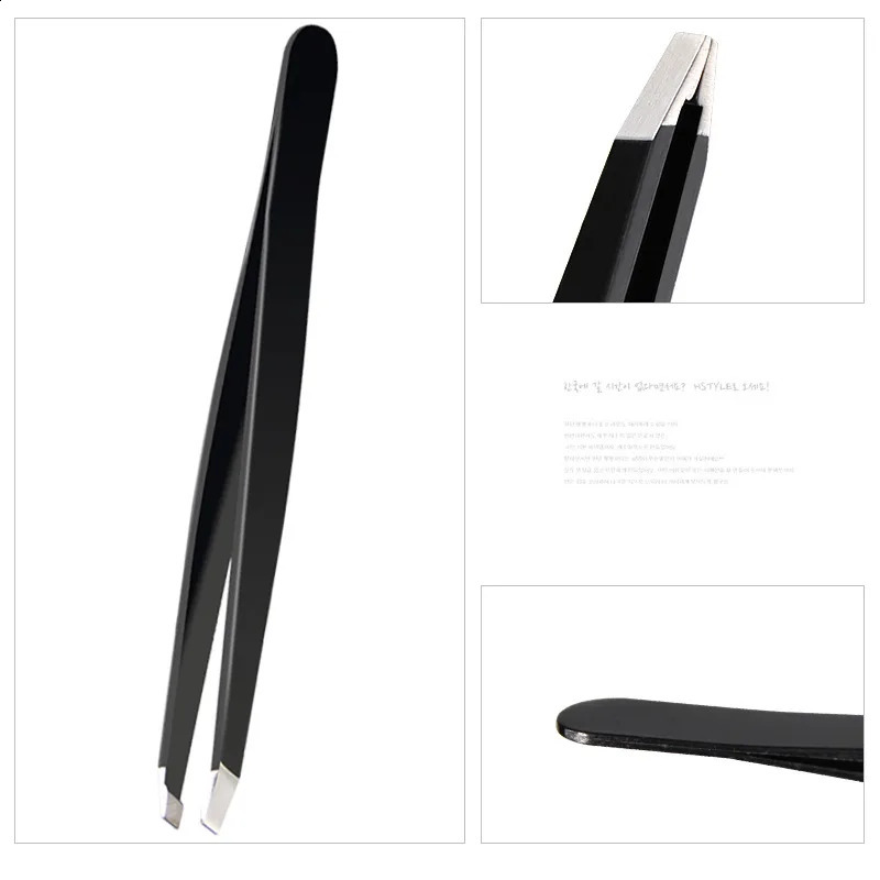Private Label Eyebrow Tweezers Rose Gold Pincet Clips Stainless Steel Face Beautfy Makeup Tool 241223