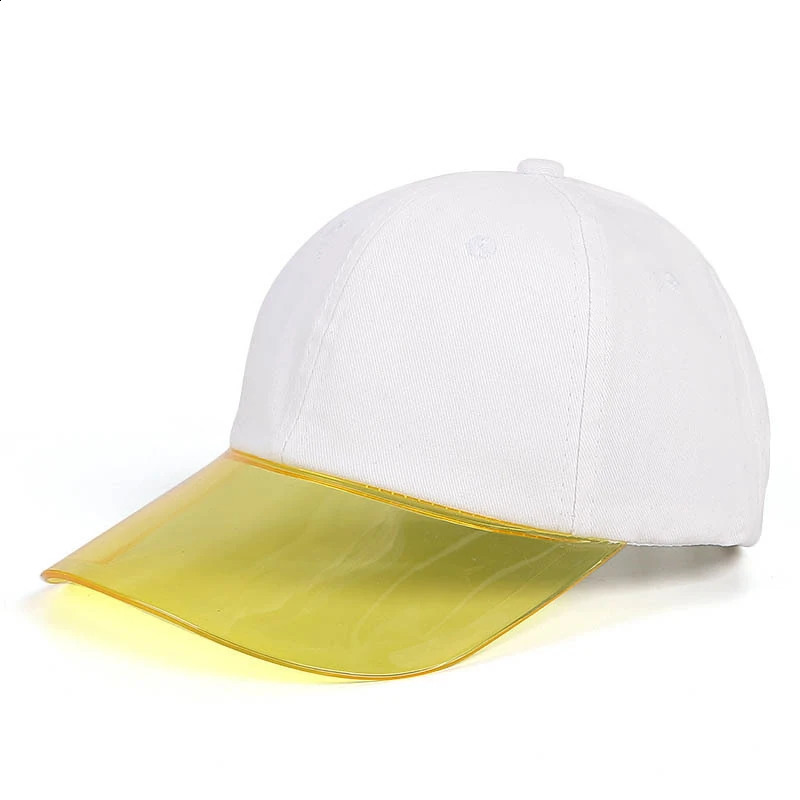 Summer cotton summer baseball cap adjustable hat Transparent brim cap casual women baseball hat Anti-UV Sunscreen 241226