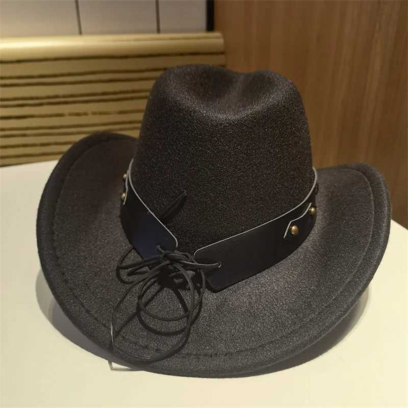 Cowboy Hat Western Cowboy Girl Panama Leisure Outdoor Decoration Summer Spring Women Cs Sombrero Vaquero Sombrero New W241225