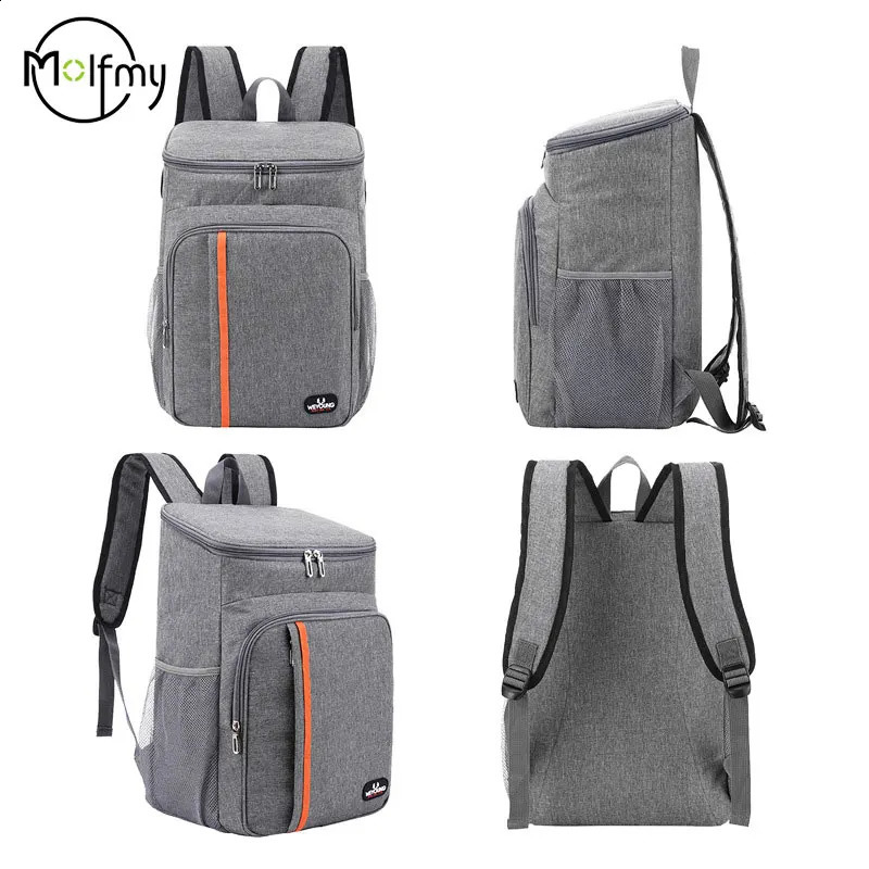 Mens Backpacks Portable Thermal Waterproof Bag Durable Waterproof Cooler IceCase Camping Picnic Backpacks Icebox Mochilas Bolsa 241226