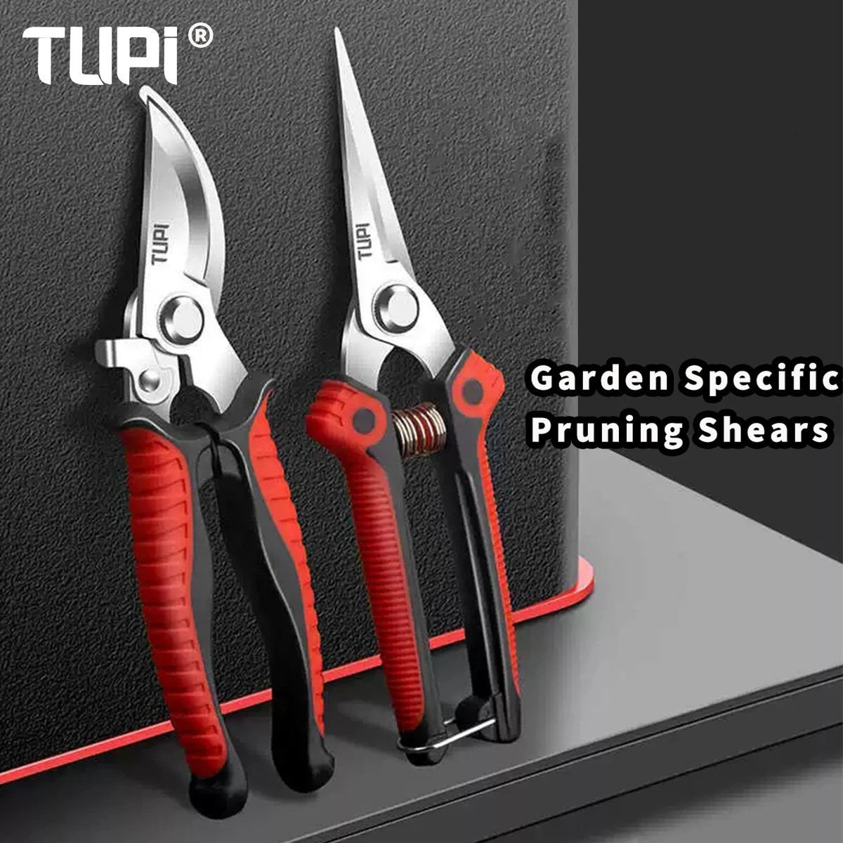 TUPI Pruner Garden Scissors Professional Sharp Bypass Pruning Shears Tree Trimmers Hand Clippers For Beak 241223