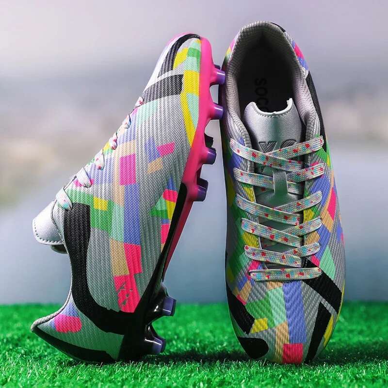 New Men Soccer Long Spikes Football Boots Hot-selg High-quality Indoor Sneakers Outdoor Sports Shoes Match