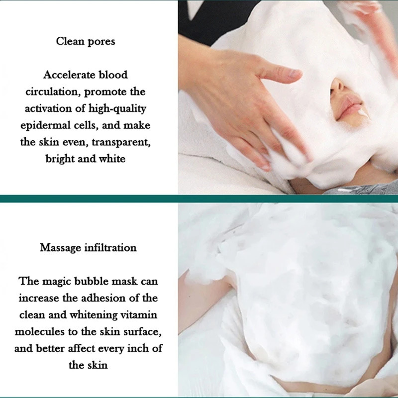 Portable Magic Oxygen Bubble Machine Face Skin Care Cleansing Massager Beauty Salon Home Instrument for Women 241226