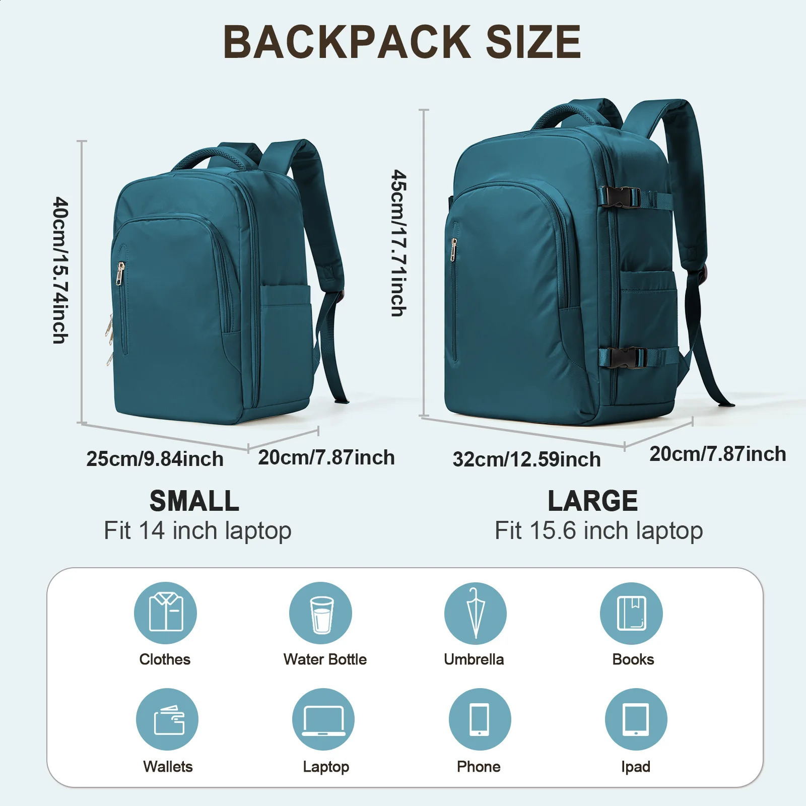 Men Travel Backpack Cabin Bag Easyjet Carry-Ons 45x36x20 Backpack Ryanair 40x20x25 Work 15.6 in Laptop Hand Luggage Travel Bag 241226