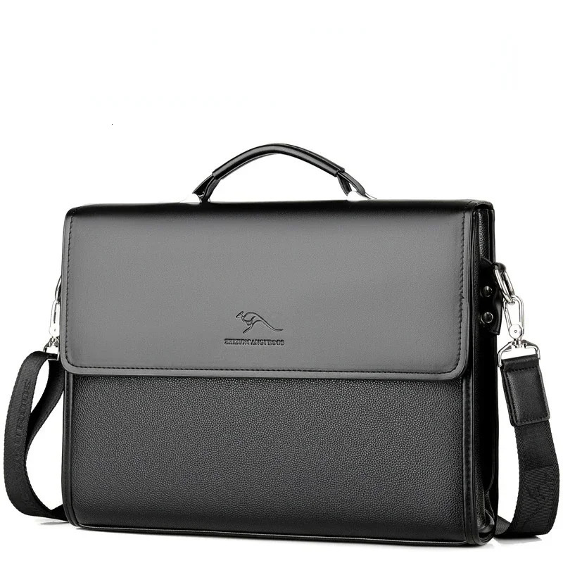 Mens Tote Bag Pu Leather Briefcase Handbags for Men Large Man Laptop Bags Business Male Shoulder Crossbody Bag 241225