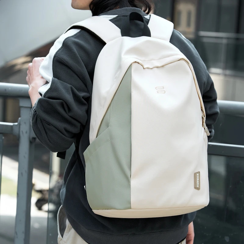 Mens Backpack Lightweight Oxford 15.6inch Laptop Bag Casual Waterproof Travel Backbag Teenage Outdoor Sport School Bag 241226