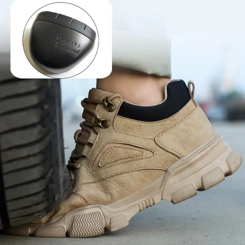 Male Safety Shoes Work Sneakers Indestructible Work Safety Winter Shoes Men Steel Toe Shoes Sport Safty Shoes Drop 241226