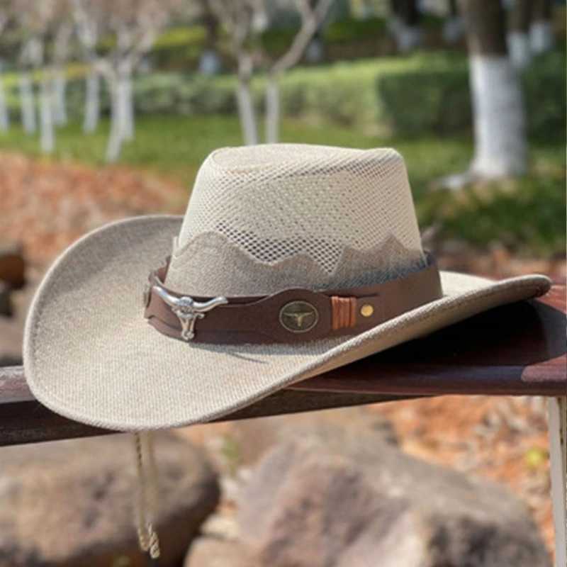 Fashion Cowboy Hat Music Festival Party Hat Wedding Accor Cowboy Sun Descends W241225