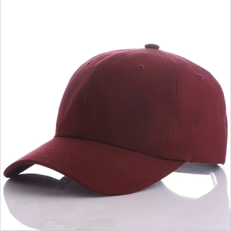 WZCX MOQ10pcs Fashion Embroidery Custom Letter Baseball Cap Solid Color Unisex Adjustable Adult Cap Hip Hop Cap 241226