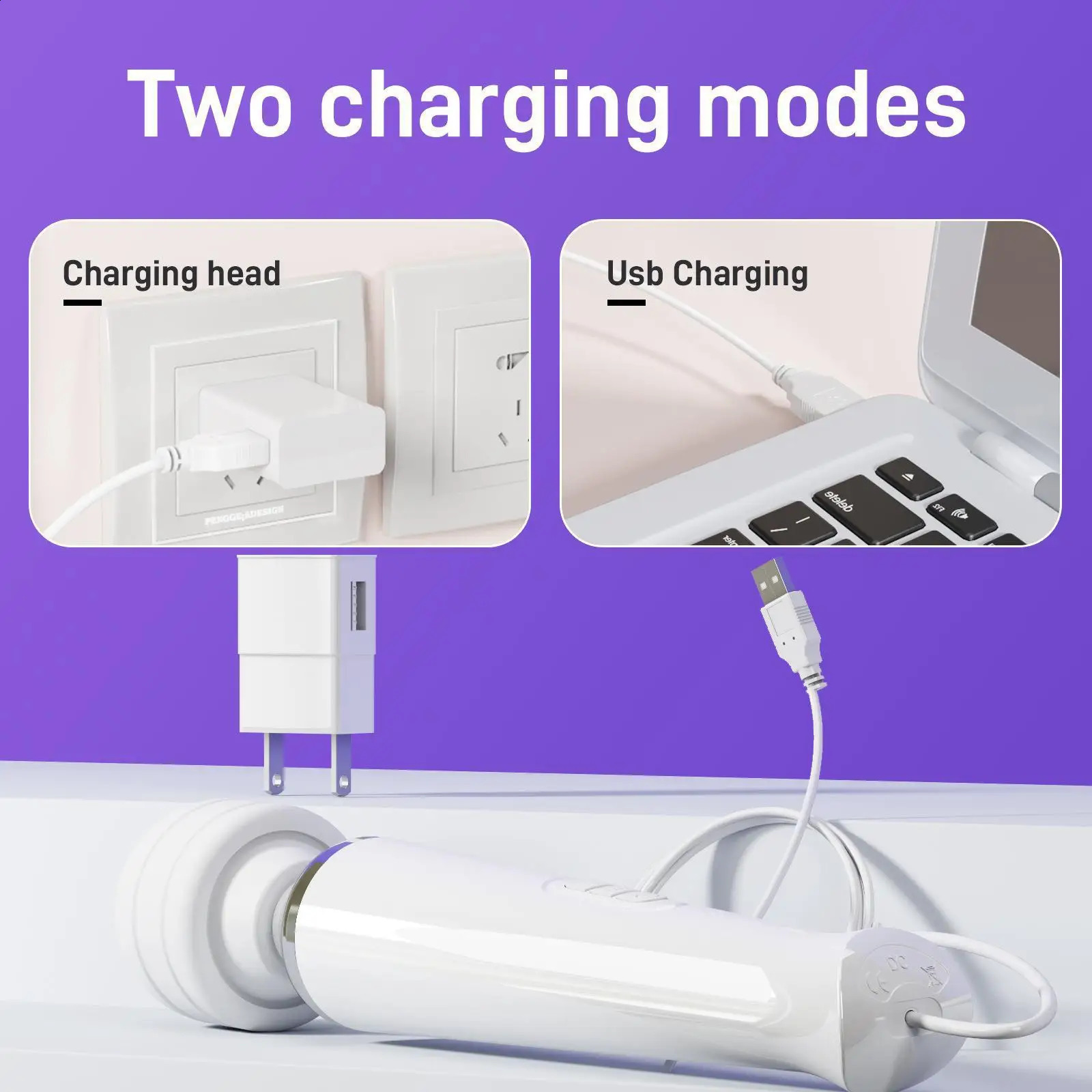 Powerful Magic Wand Vibrator for Women Big AV Body Massager G Spot Clitoris Stimulator USB Charging Adult Sex Toys Woman 241226