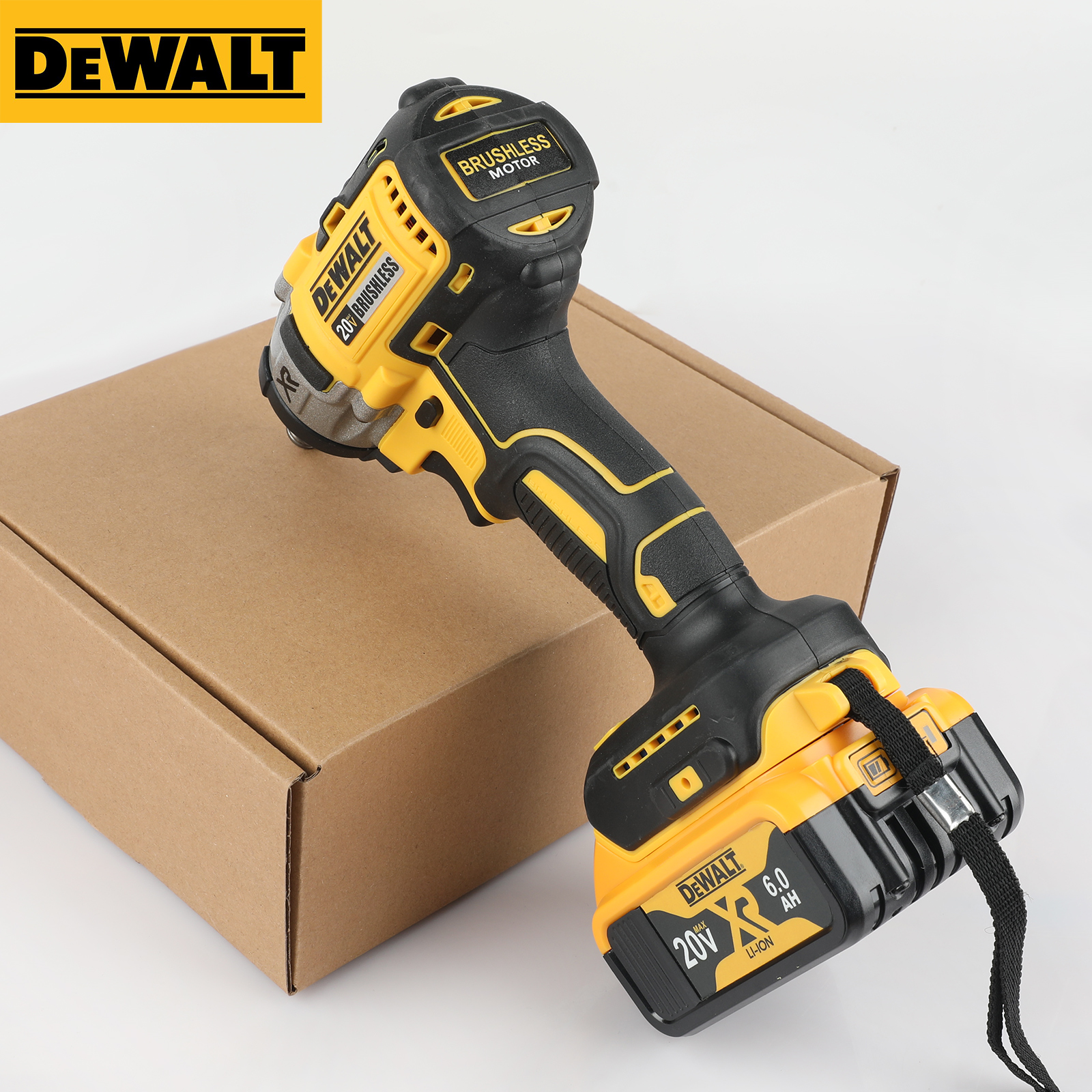 Dewalt DCF880 Cordless Impact Wrench 203N.m Compact Electric Wrench Recharge Power Tools For 20V Lithium Battery,WIth LED light ring (Tool Only )