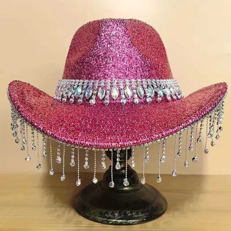 New Western Mens Cowboy Hat Mens Womens Cowboy Hat Mens Cowboy Girl Wide Collar Jazz Retro Wide Collar Hat Mens or Womens W241225