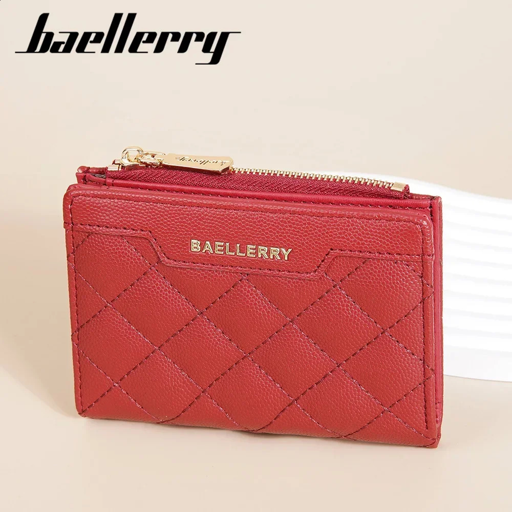 Fashion Wallet purse Short Women Wallet Baellerry cross wallet Quilted Multi Card Zipper Zero Wallet 241224
