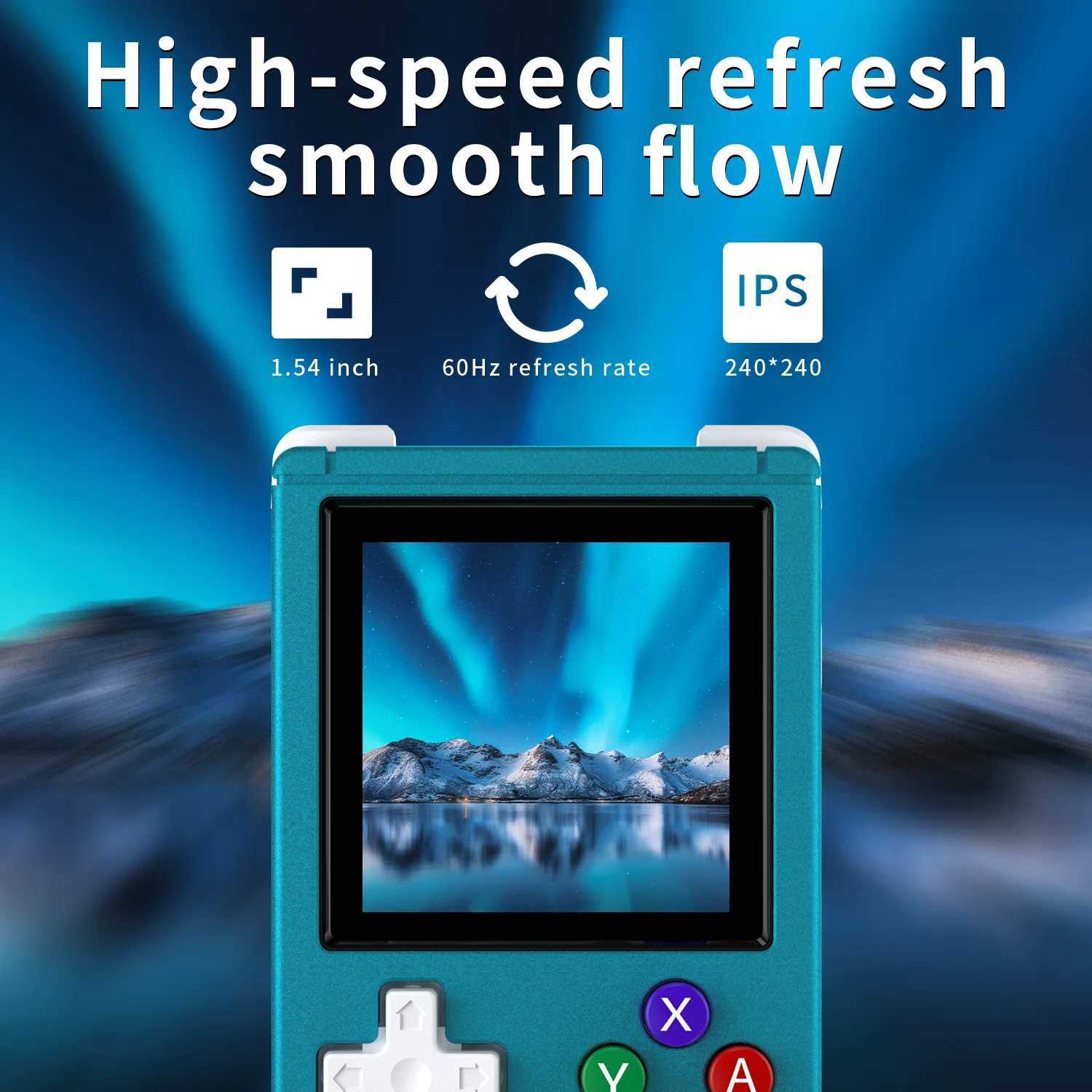ANBERNIC RG Nano Mini Retro Handheld Game Consoles Linux System Console 1.54 IPS Sn Portable Classic Gaming Player Men Gift Z241226