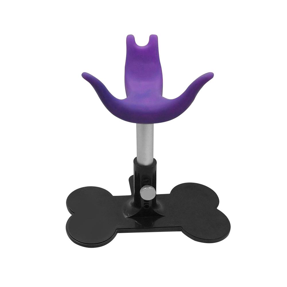 Dog Grooming Stool Auxiliary Standing Support ABS + Silicone Soft Safe And Harmless Adjustable Height Suitable For Small Do S1Z2