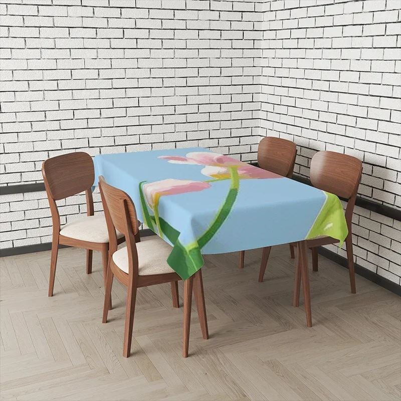 Tablecloths for Dining Tables Anime Decoration and Rectangular Table Accessories Waterproof Cloth Anti-stain Tablecloth OMW6