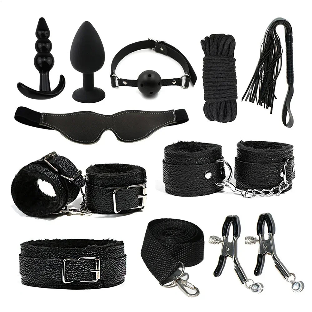 Spot Dildo Vibrator Anal Plug Set Sex Toys For Women Whip Handcuffs For Sex Bdsm Exotic Adult Games 241226