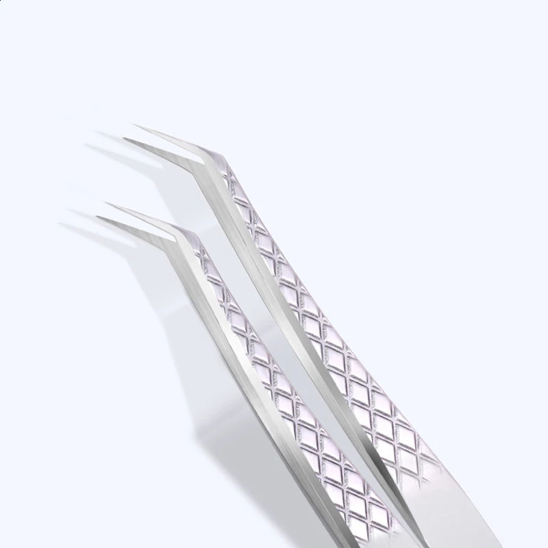 alloy tweezers for eyelash extenisons Makeup Professional Eyelash Tweezers 3D Volume eyelash tweezers wholesale 241223
