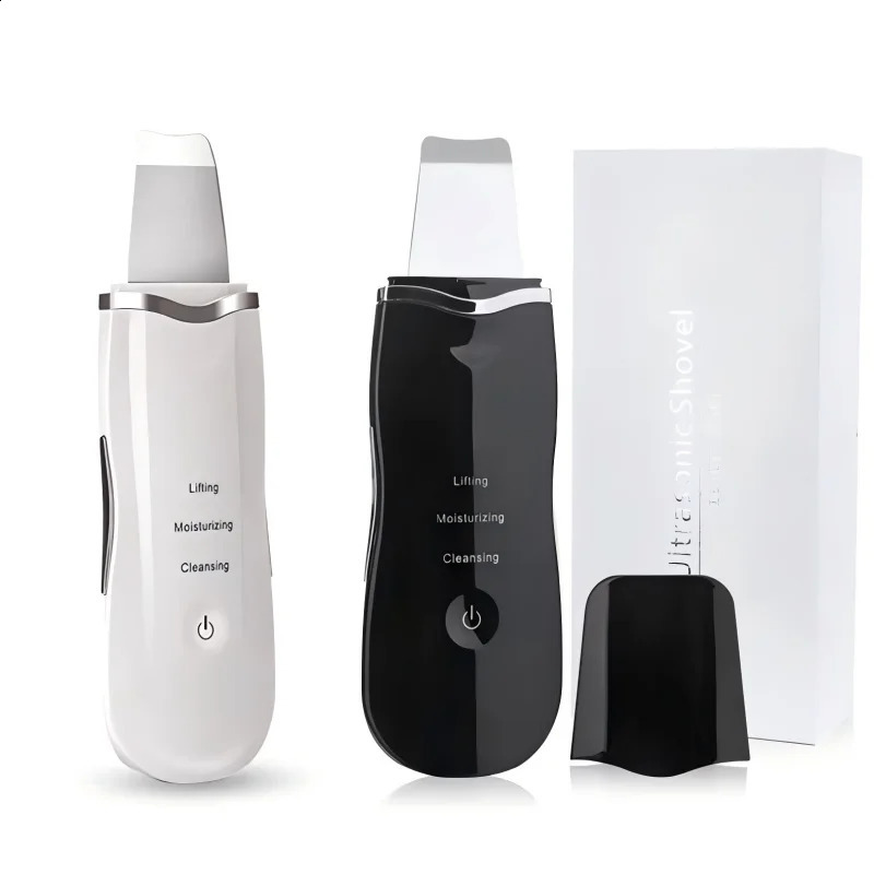 Ultrasonic Skin Scrubber Deep Vibration Spatula Shovel Cleaner Face Scrubber Peeling Black Head r Massager 241226