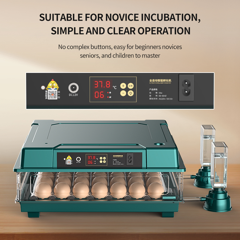 Egg Incubator Automatic Chicken 30 Egg Incubator, Days Display, Bring water bottle for Hatching Chicken Duck Quail Bird Eggs