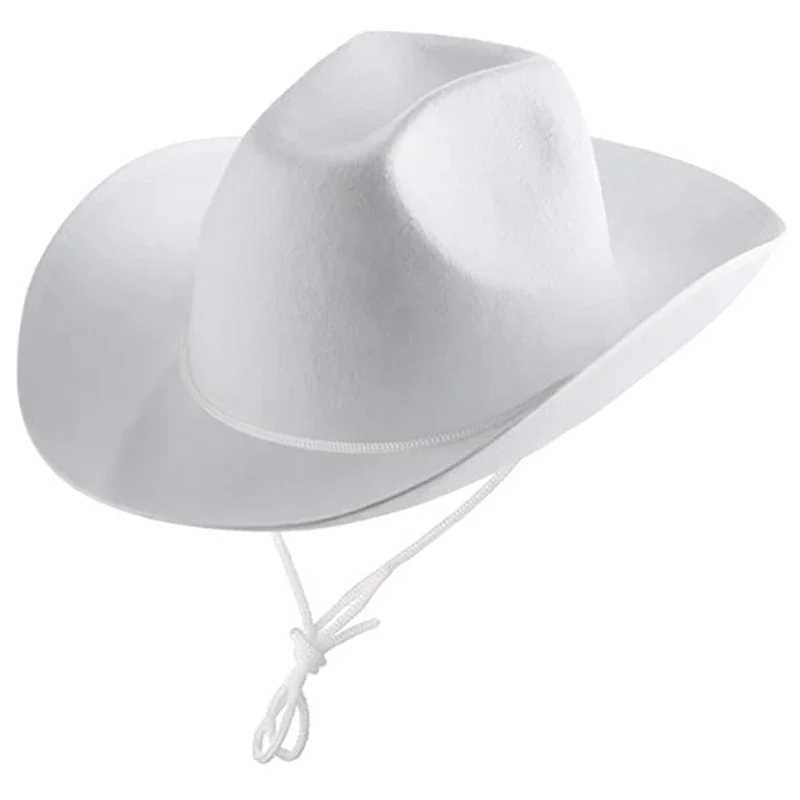 Fashionable retro denim hat big Brim hat Fedora Felt denim hat Accry wide Brim hat W241225