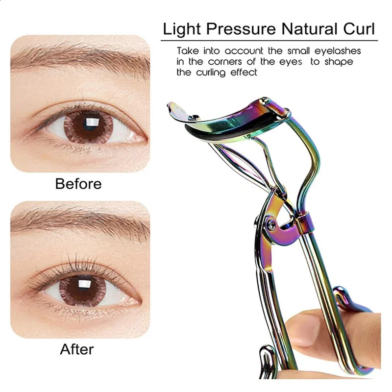 20pcs Custom Heated Eyelash Curler Tools Bling Eye Lash Curler With Private Label Mini Eyelash Heat Curler Set For Girls 241226