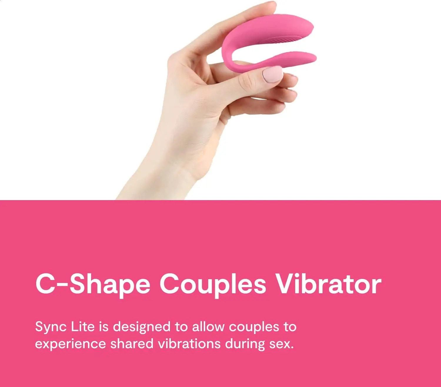 WeVibe Sync Lite Couples Vibrator CSharp App Controlled Clitoral Gspot Stimulation Clit Massager for Women Adult Sex Toys 241226