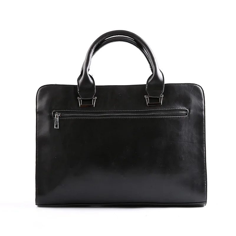 Laptop Briefcases for Men Bags Business Messenger Bag Vintage Crazy Horse Artificial Leather Handbag Casual Shoulder Bags Man 241225