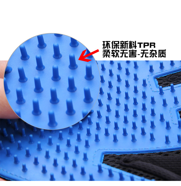 Pet Grooming Gloves Cat Brushes for Gentle Shedding Efficient Pets Hair Remover Mittens - Dog Washing Gloves Cats & Horses