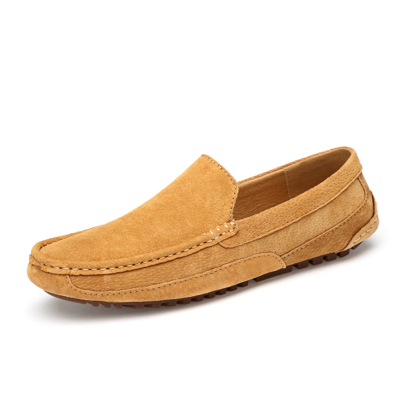 Men Casual Shoes Fashion Outdoor Wear Flat Bottom Driving Triple Blue Brown Khaki Free shipping