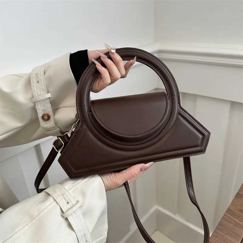 2024 Spring Women Persalized Handbags Unique Design Solid Color Shoulder Bag Ins Messenger Bags Small Square Bag for WomenXJ241225