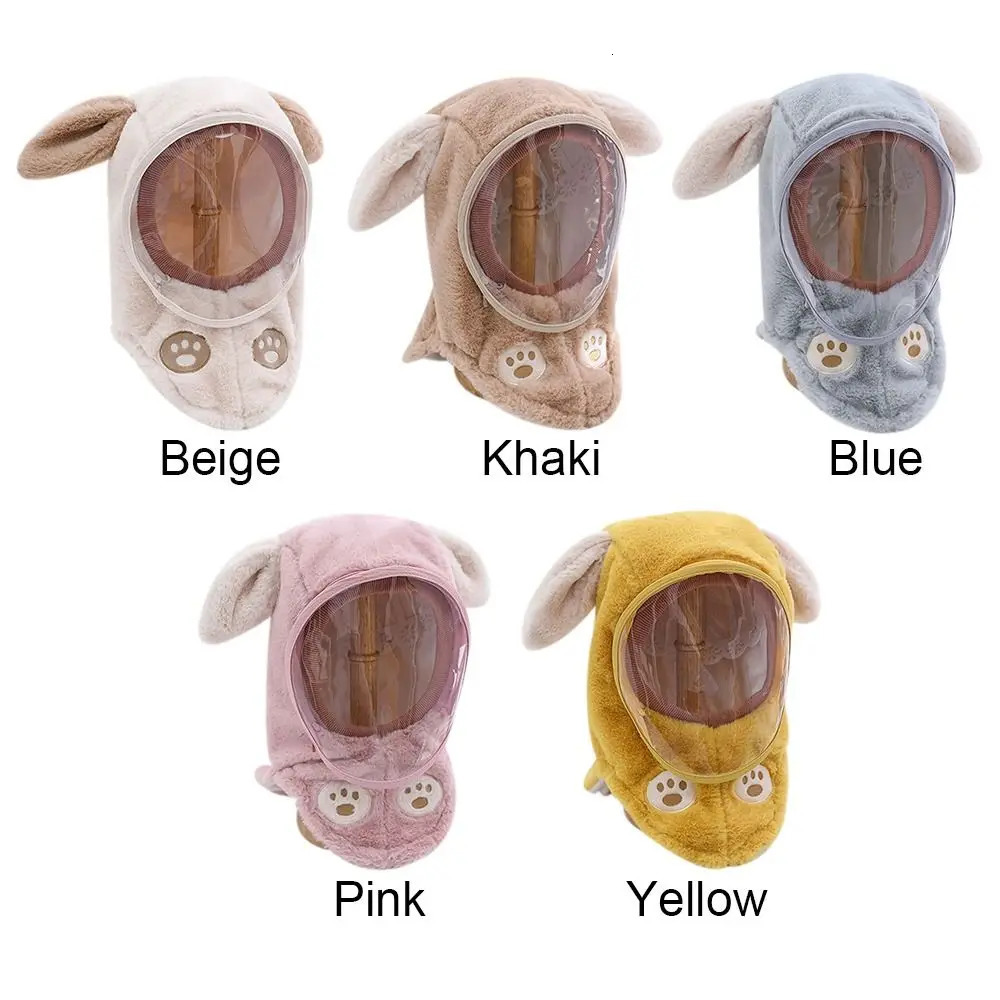 Ear Protection Thick Warm Cap Winter Cotton Fur Windproof Hats Snow Hat Children 241225