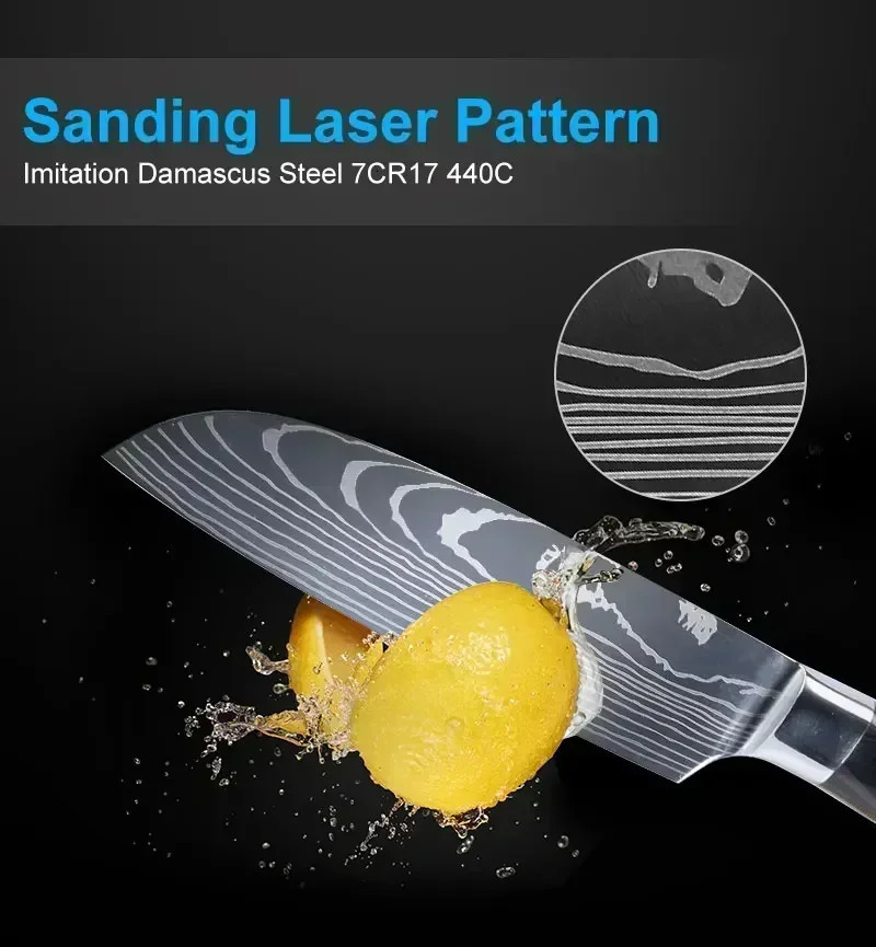 Kitchen knife Japanese Miki blade stainless steel blade butcher blade 241225