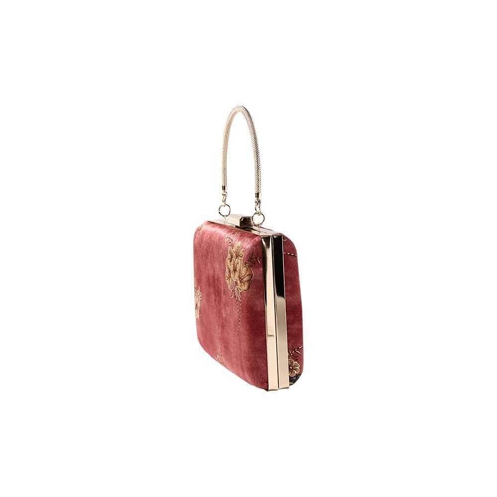 High Quality Fashionable womens embroidered evening bag sequin bead clutch wedding wallet shoulder party bag top handle handbag T241225