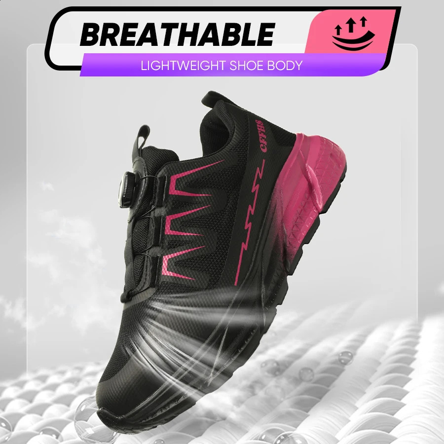 Comfortable Steel Toe Safety Shoes for Women Anti-puncture Work Shoes Female Breathable Shoes Indestructible Work Safety Boots 241226