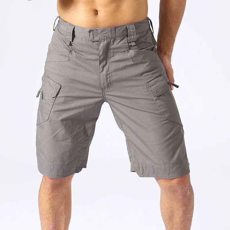 Hiking shorts mens outdoor waterproof military camouflage multi pocket shorts mens SWAT cargo size 5XL classic tactical shorts W241226
