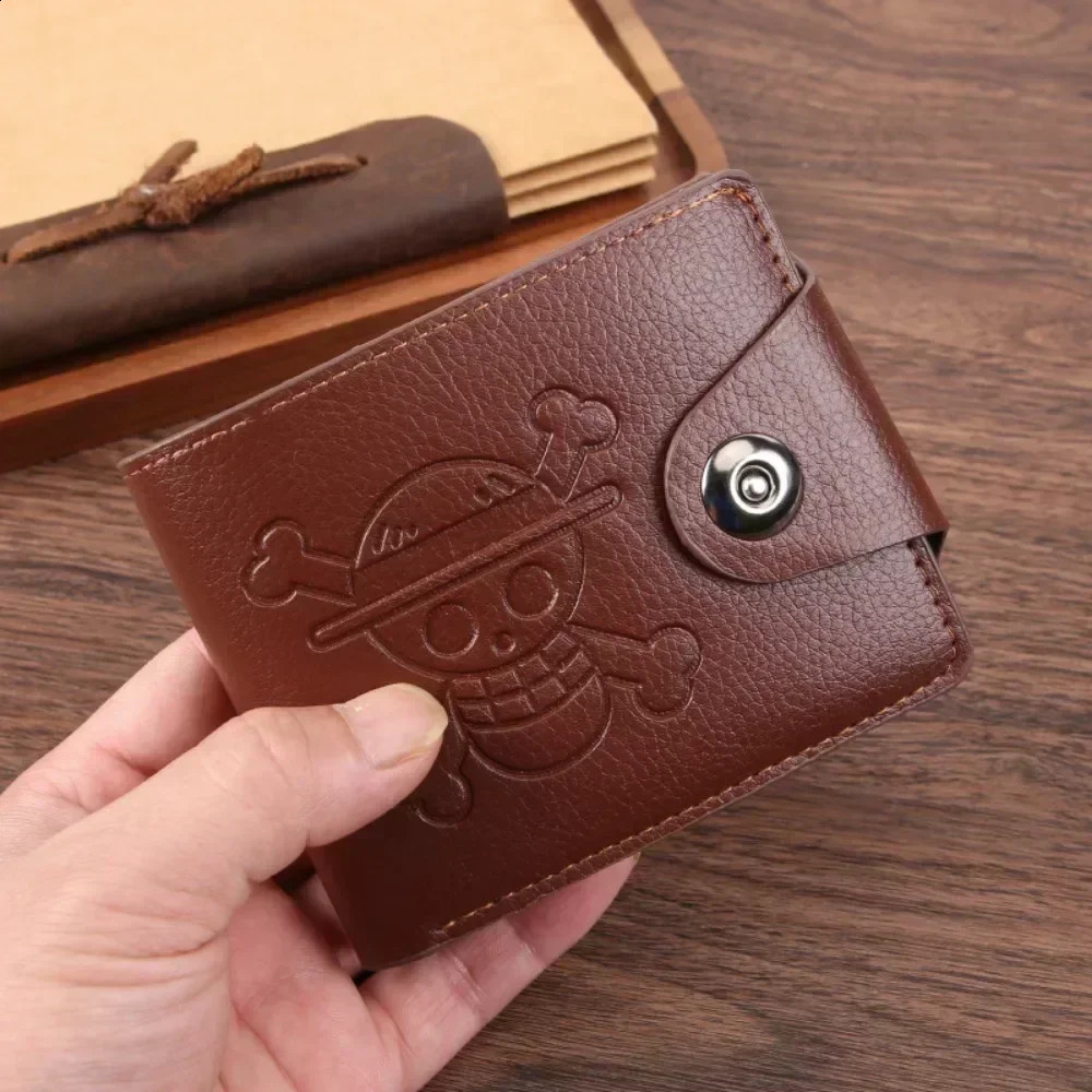 One Piece Luffy Wallet Cartoon Roronoa Zoro Figures Cosplay Men Women PU Coin Purse Card Holder Wallet Gift 241224