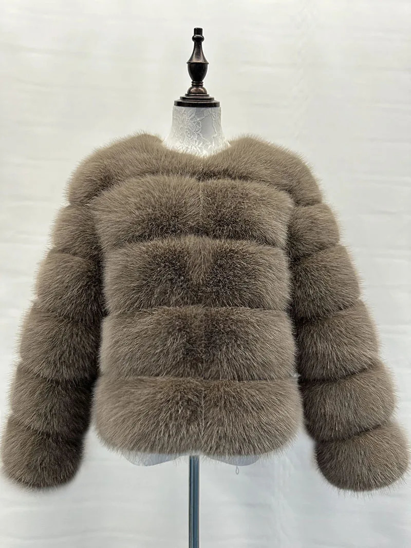 Womens Fashion faux fur coat super Autumn Winter women Faux fluffy jacket high quality Ladies furry coats 241223