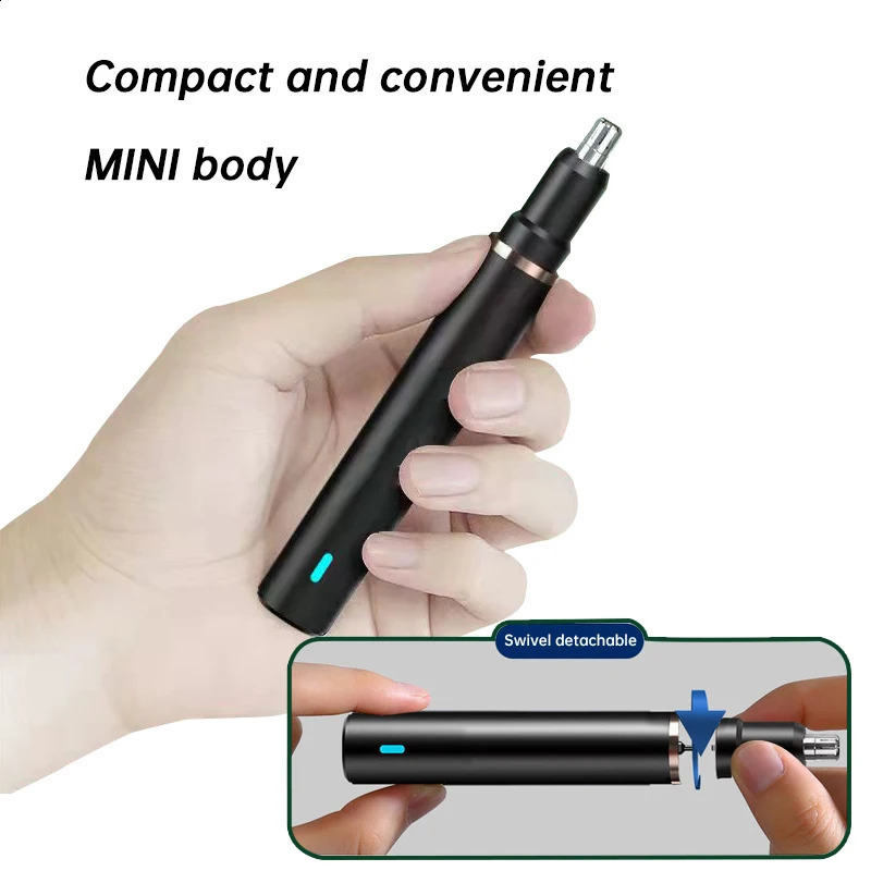 Electric Ear Nose Hair Clipper Professional Eyebrow and Facial Hair Trimmer for Men Women Hair Removal Razor 241226