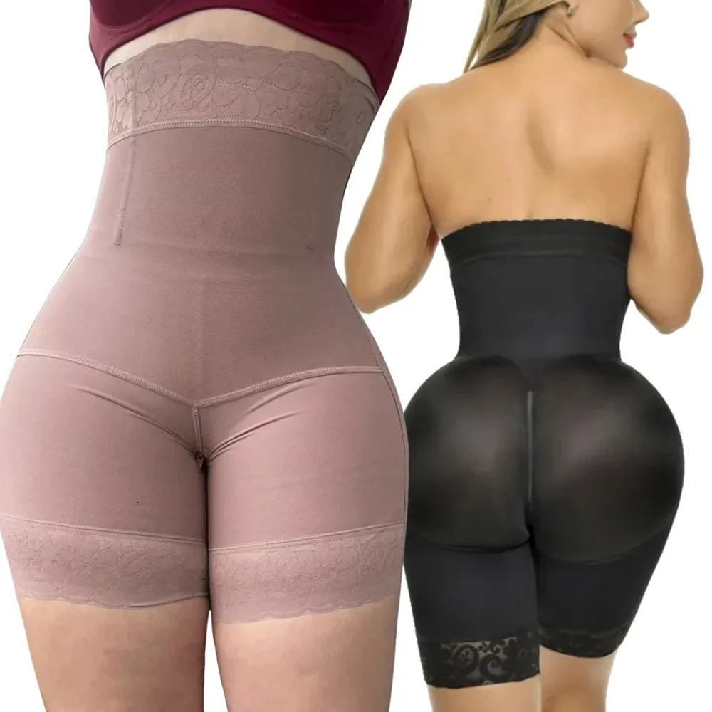 High Waist Body Shaper Panties Seamless Butt Lifter Compression Fajas Reducing Girdles Slimming Corset Shapewear Women Underwear 241225