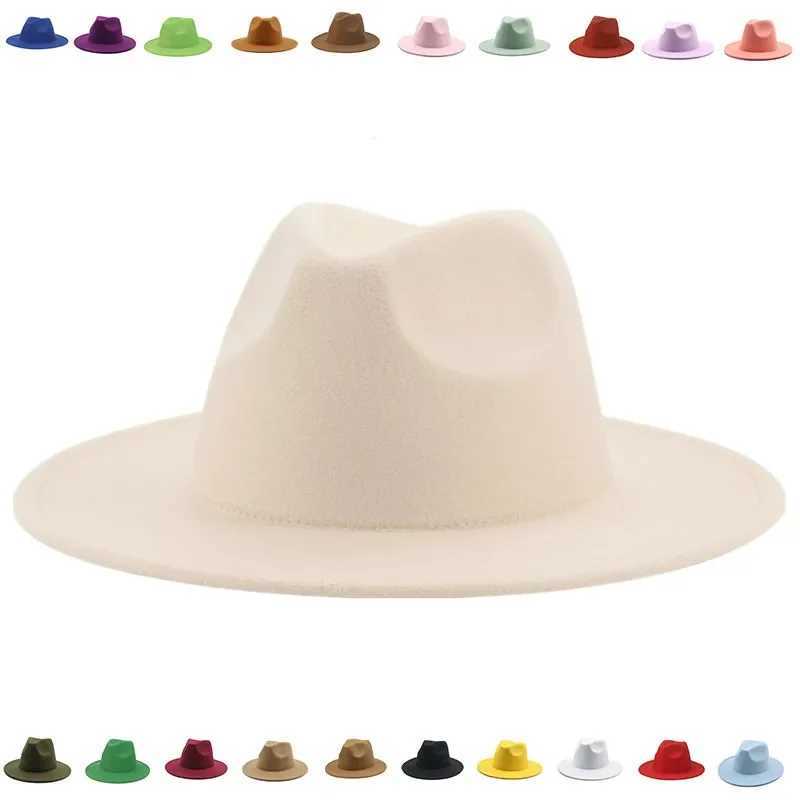 Fedora Hat Womens Winter Luxury Mens Hat Womens Fashion Formal Wedding Decoration Camel Panama C Fedoras sombrero hombre W241225