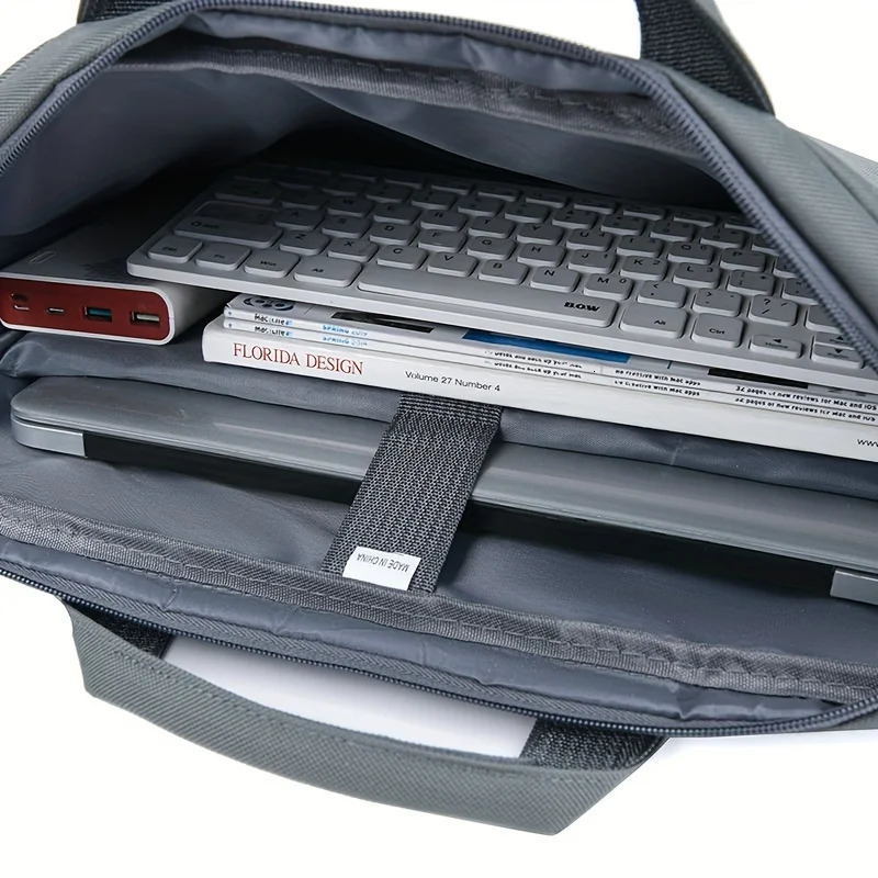 Portable shoulder computer bag mens crossbody satchel computer bag fashion business briefcase laptop bag 241225