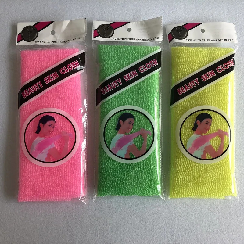 Japanese Skin Exfoliating Cloth Body Wash Towel Nylon Bath Towel Skin Polishing Towel Beauty Skin 10Pcs 241226
