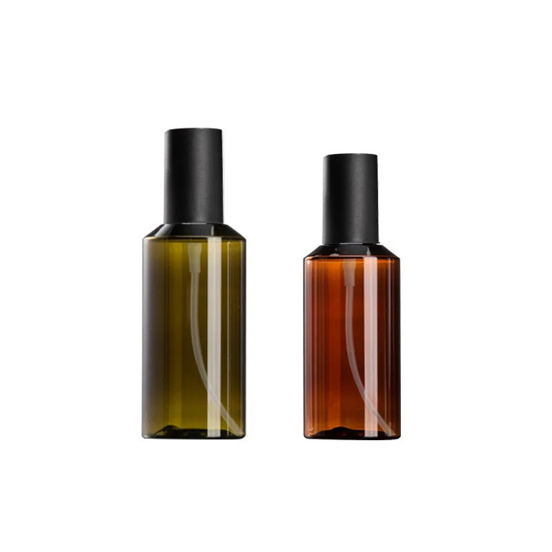 100/150/200/280ml Refillable Bottles Clear/Brown Plastic Perfume Atomizer Mini Empty Spray Bottles Portable Travel Accessories 241225