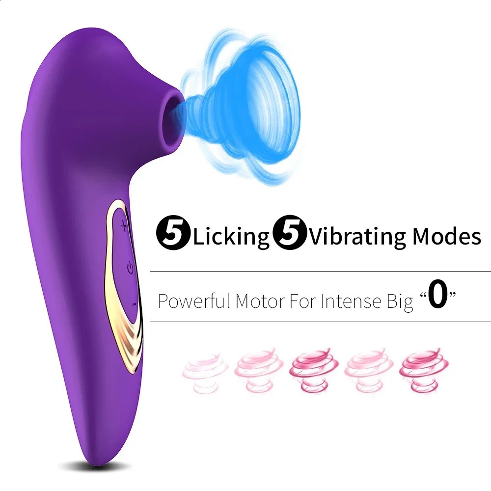 Powerful Clitoris Sucker Vagina Sucking Vibrator Female Nipple Oral Vacuum Stimulator Tidal Masturbator Sex Toys for Women 18 241226