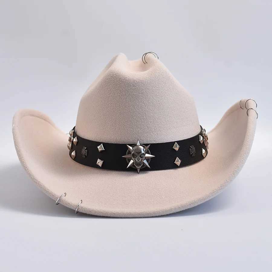 Retro Roll Brim Denim Hat for Men and Women Gentlemen La Jazz Denim Hat Role Playing Party Role Playing Dr Hat W241225