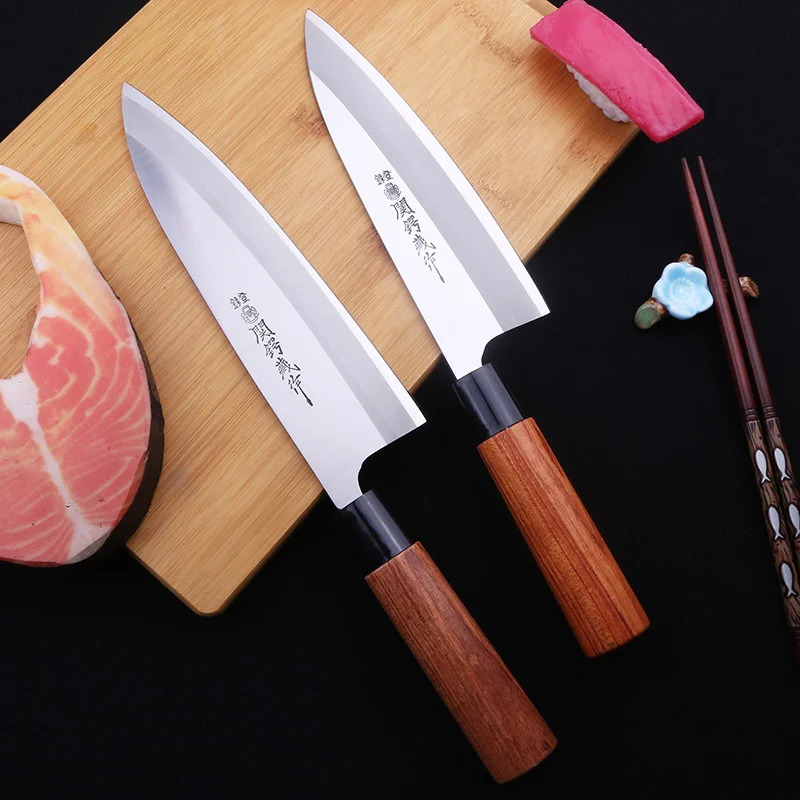 Japanese raw fish knife Deba salmon sushi kitchen knife Yanagiba fish head chopper kitchen tool 241225
