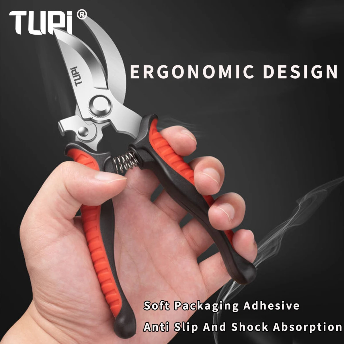 TUPI Pruner Garden Scissors Professional Sharp Bypass Pruning Shears Tree Trimmers Hand Clippers For Beak 241223
