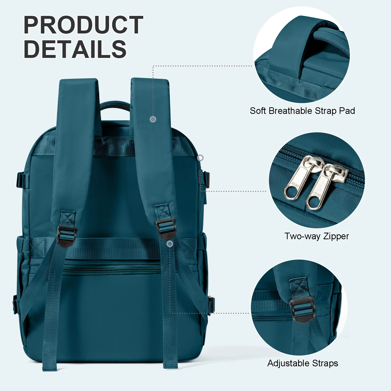 Men Travel Backpack Cabin Bag Easyjet Carry-Ons 45x36x20 Backpack Ryanair 40x20x25 Work 15.6 in Laptop Hand Luggage Travel Bag 241226