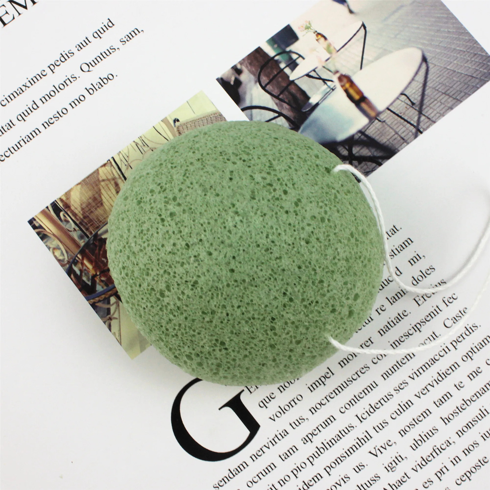 70*40 Natural Giantarum Konjac Facail Cleaning Sponge Konnyaku Exfoliator Bathing Washing Makeup r Puff Beauty Tool 241226